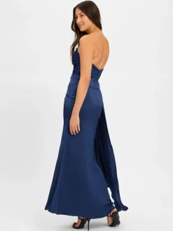 Laona Kleider*Damen Abendkleid marine uni