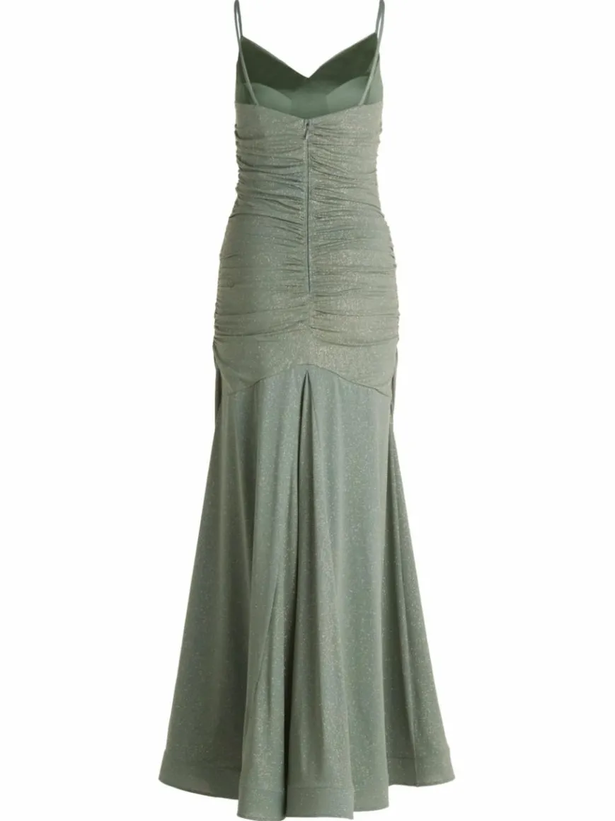 Vera Mont Kleider*Damen Abendkleid grün uni