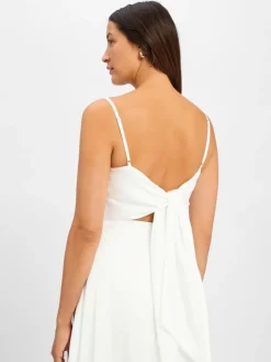 Laona Kleider*Damen Abendkleid ecru uni