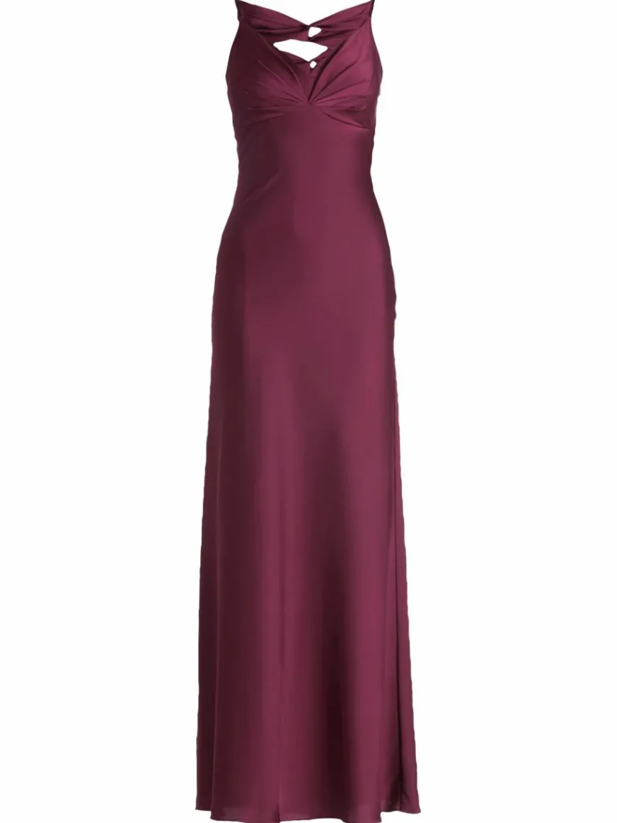 Vera Mont Kleider*Damen Abendkleid bordeaux uni