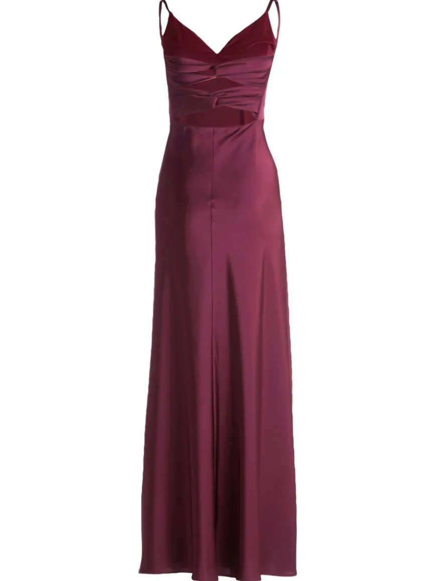 Vera Mont Kleider*Damen Abendkleid bordeaux uni