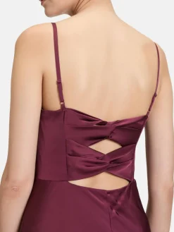 Vera Mont Kleider*Damen Abendkleid bordeaux uni