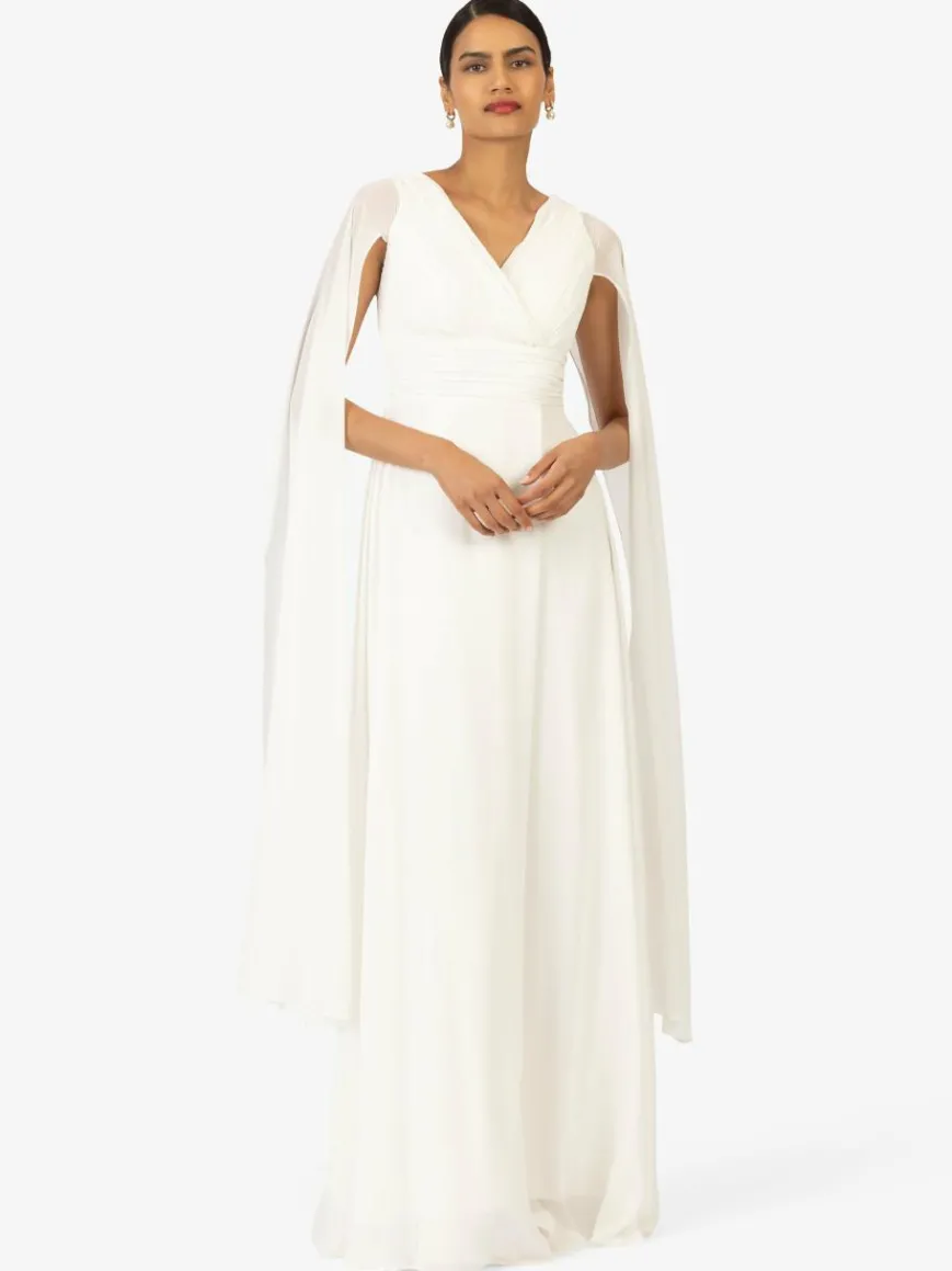 Kraimod Kleider*Damen Abendkleid weiß uni