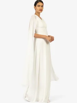 Kraimod Kleider*Damen Abendkleid weiß uni