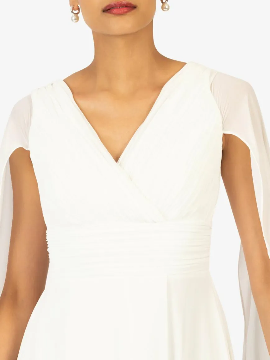 Kraimod Kleider*Damen Abendkleid weiß uni