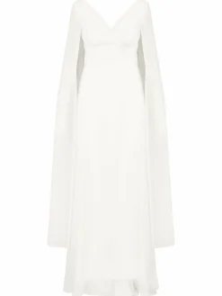 Kraimod Kleider*Damen Abendkleid weiß uni