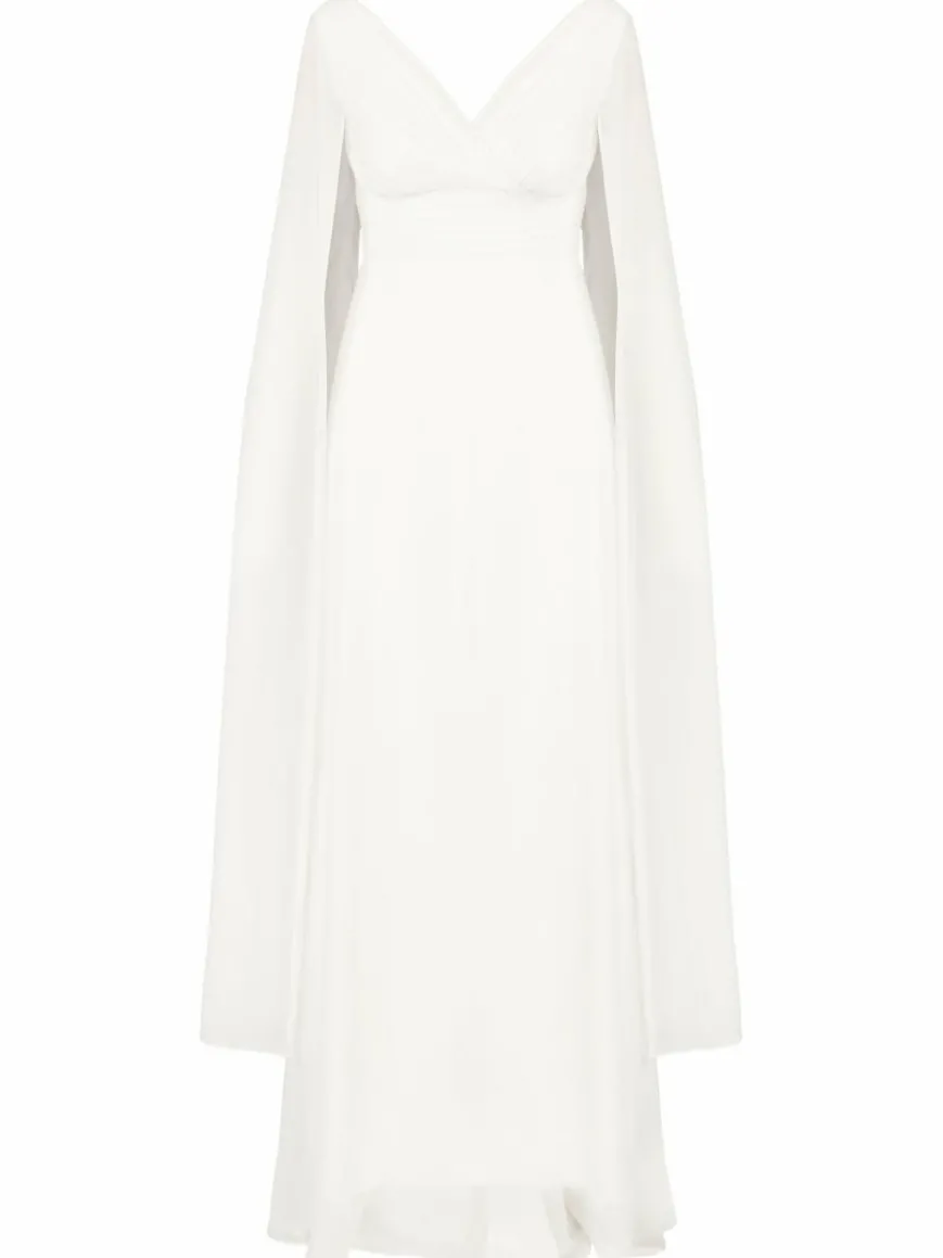 Kraimod Kleider*Damen Abendkleid weiß uni