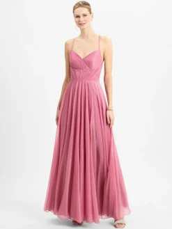 Marie Lund Kleider*Damen Abendkleid altrosa uni