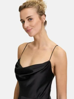 Vera Mont Kleider*Damen Abendkleid schwarz uni