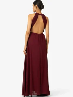 Kraimod Kleider*Damen Abendkleid bordeaux uni