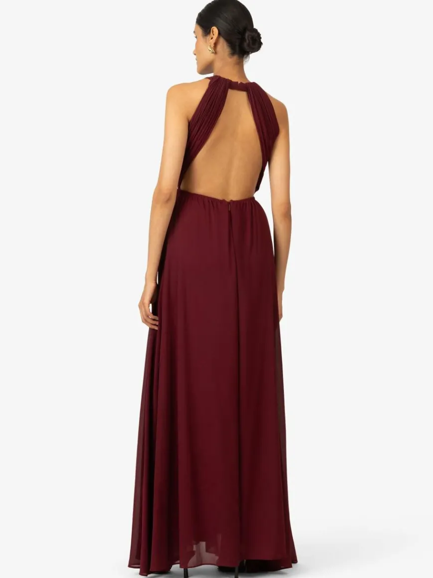 Kraimod Kleider*Damen Abendkleid bordeaux uni