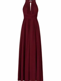 Kraimod Kleider*Damen Abendkleid bordeaux uni