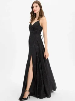 Marie Lund Kleider*Damen Abendkleid schwarz uni