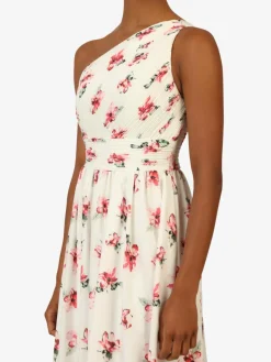 Kraimod Kleider*Damen Abendkleid rot gemustert