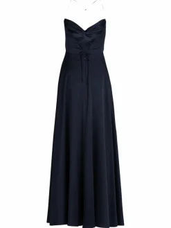 Vera Mont Kleider*Damen Abendkleid marine blau uni