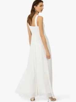 Kraimod Kleider*Damen Abendkleid weiß uni