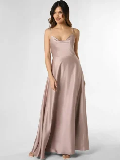 Laona Kleider*Damen Abendkleid taupe uni