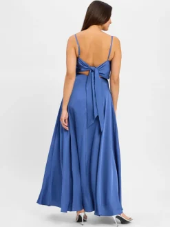 Laona Kleider*Damen Abendkleid blau uni