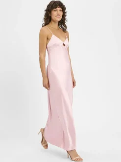 Marie Lund Kleider*Damen Abendkleid rosa uni