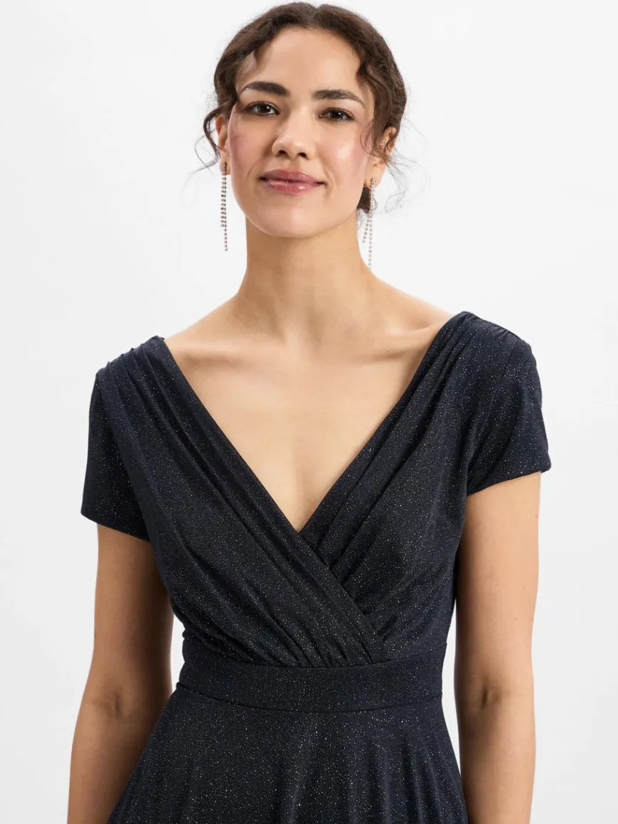 Vera Mont Kleider*Damen Abendkleid marine uni