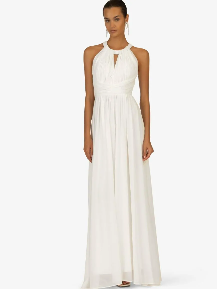 Kraimod Kleider*Damen Abendkleid weiß uni