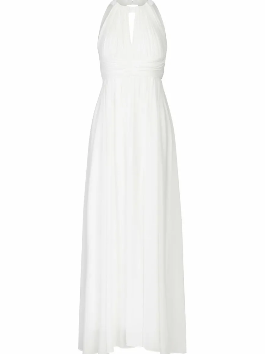 Kraimod Kleider*Damen Abendkleid weiß uni