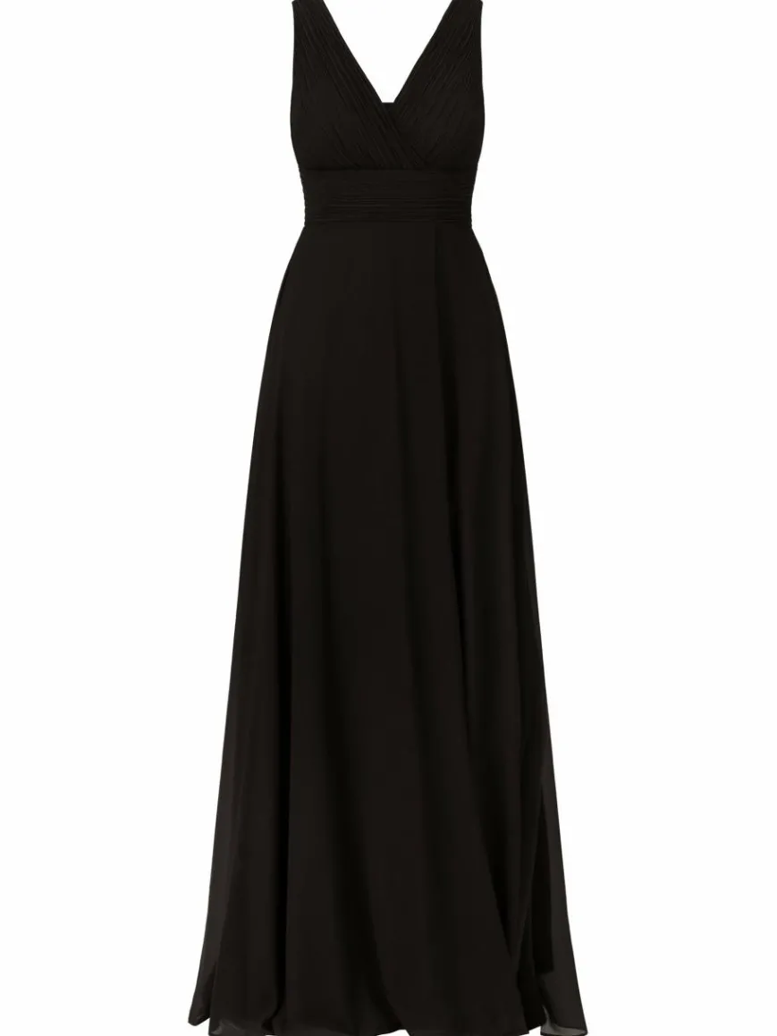 Kraimod Kleider*Damen Abendkleid schwarz uni