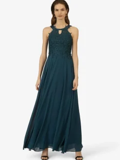 Kraimod Kleider*Damen Abendkleid petrol uni