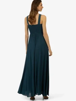 Kraimod Kleider*Damen Abendkleid petrol uni