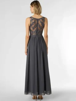Laona Kleider*Damen Abendkleid grau blau uni
