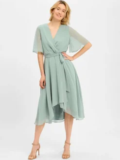 Swing Kleider*Damen Abendkleid lind uni