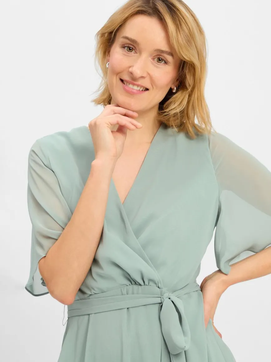 Swing Kleider*Damen Abendkleid lind uni