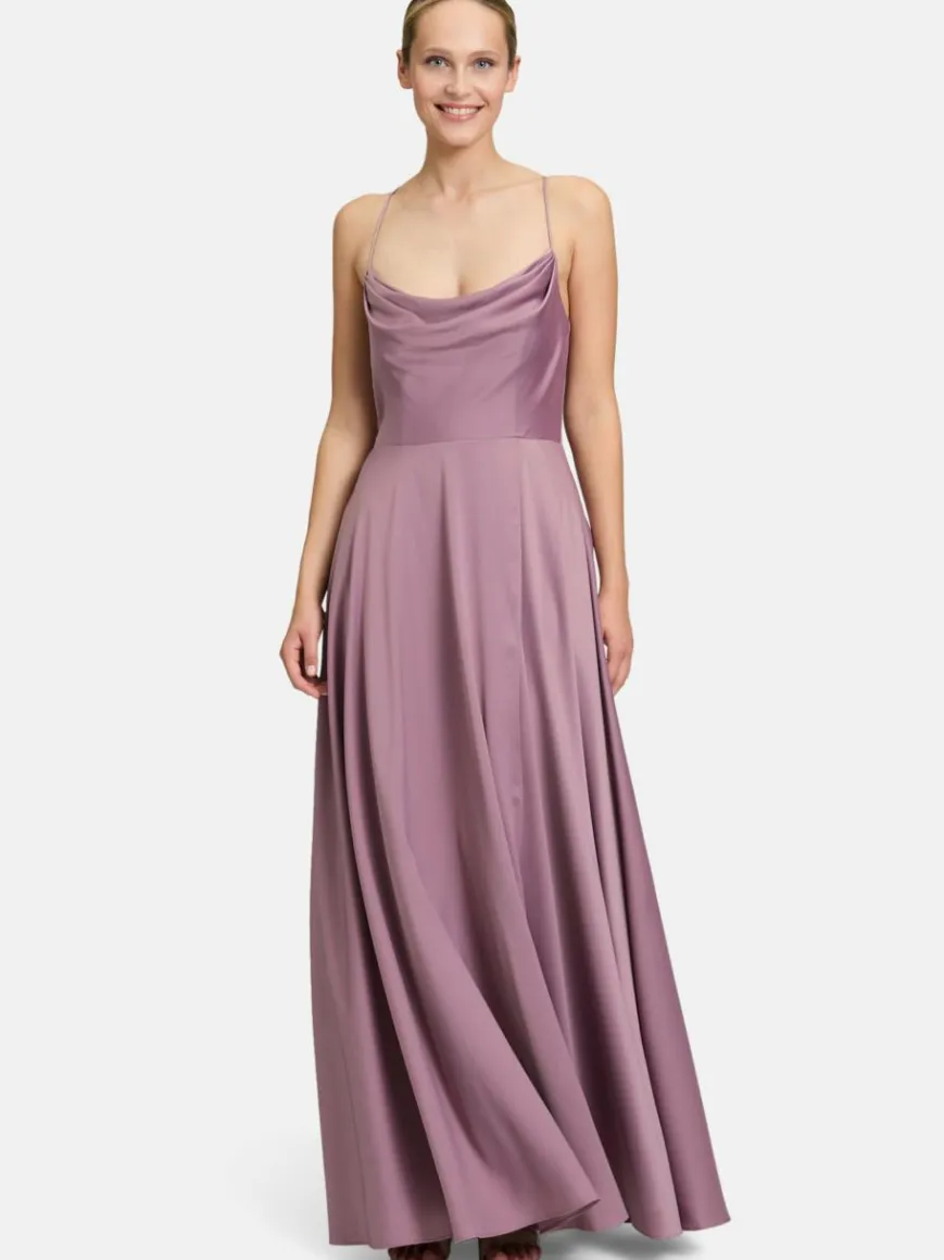 Vera Mont Kleider*Damen Abendkleid lila uni