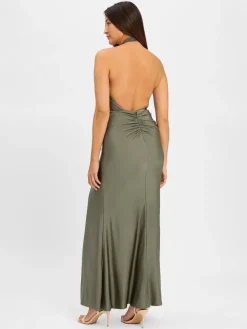 Laona Kleider*Damen Abendkleid schilf uni