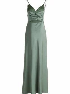 Vera Mont Kleider*Damen Abendkleid grün uni