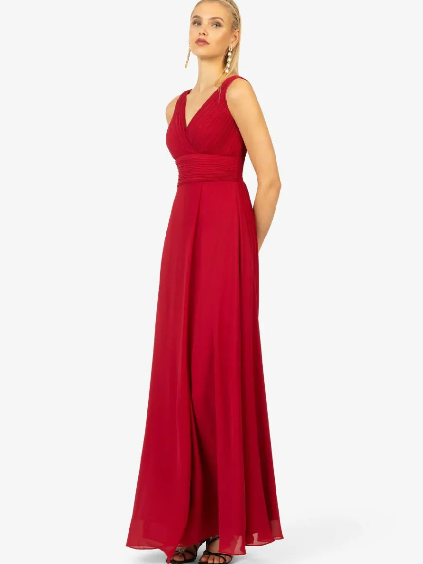 Kraimod Kleider*Damen Abendkleid rot uni