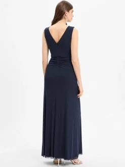 Vera Mont Kleider*Damen Abendkleid marine uni