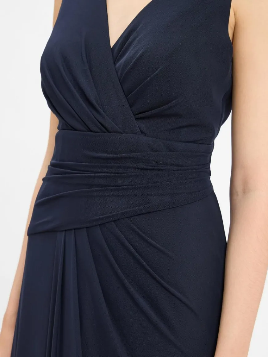 Vera Mont Kleider*Damen Abendkleid marine uni