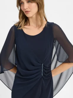 Vera Mont Kleider*Damen Abendkleid - Noos marine uni