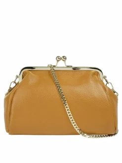 Cluty Taschen & Rucksäcke*Damen Abendtasche gelb uni