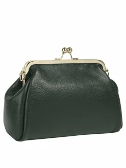 Cluty Taschen & Rucksäcke*Damen Abendtasche grün uni