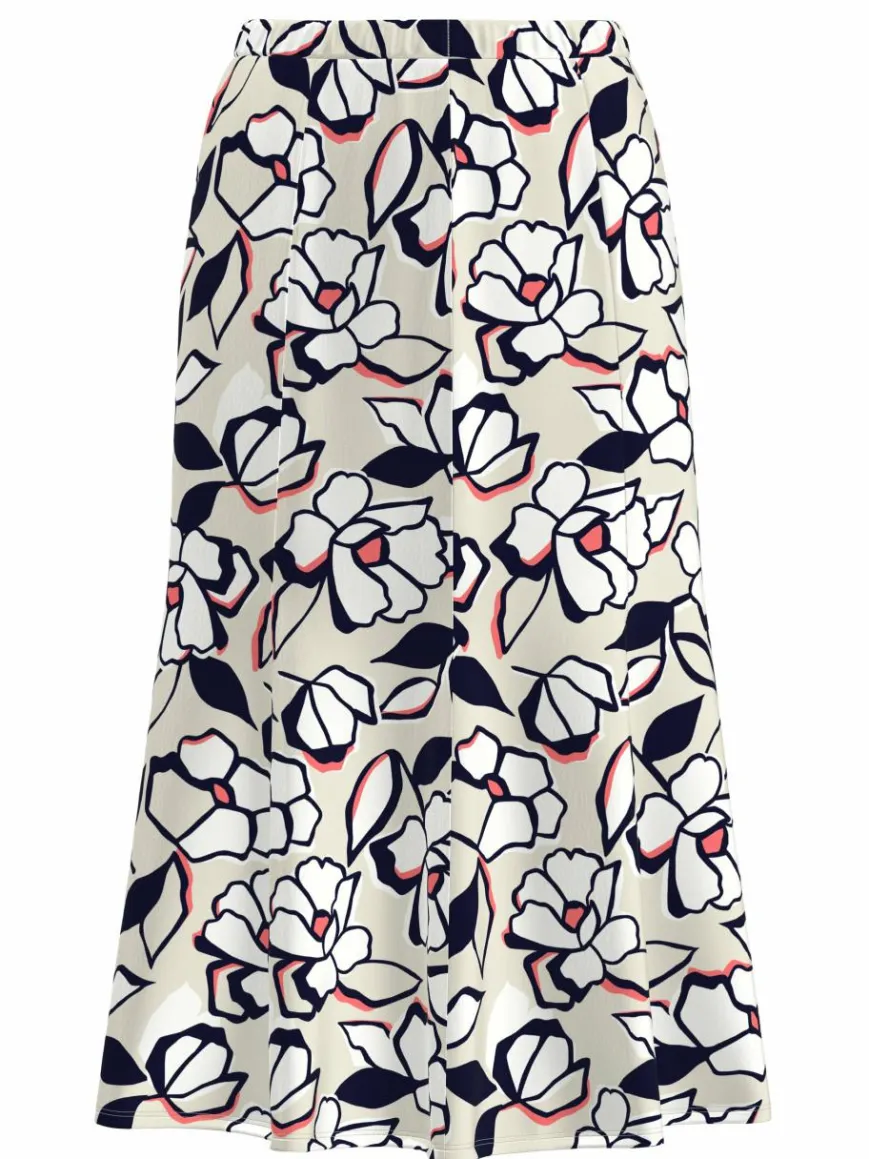 Frank Walder Röcke*Damen A-Linien Rock mehrfarbig gemustert