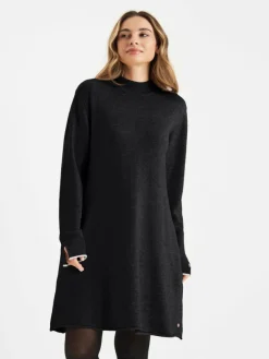 Frieda & Freddies Kleider*Damen A-Linien-Kleid schwarz uni