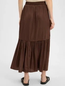 zero Röcke*Damen A-Linien-Rock mocca uni