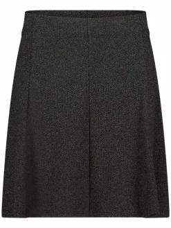 Cartoon Röcke*Damen A-Linien-Rock schwarz gemustert