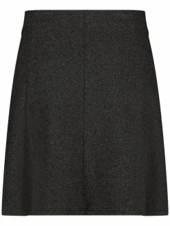 Cartoon Röcke*Damen A-Linien-Rock schwarz gemustert