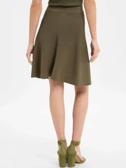 Nümph Röcke*Damen A-Linien-Rock - Nullypilly oliv uni