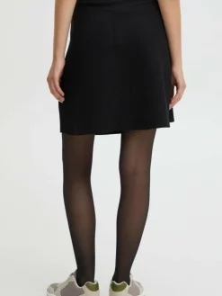 OXMO Röcke*Damen A-Linien-Rock - OXJune schwarz uni