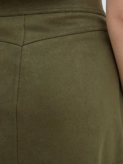 OXMO Röcke*Damen A-Linien-Rock - OXJune oliv uni