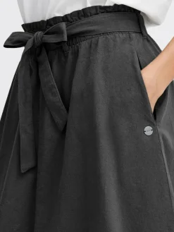 OXMO Röcke*Damen A-Linien-Rock - OXLerke schwarz uni